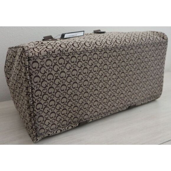 Guess C7816087 Unisex Large Mocha Brown Multi Ashbourne Travel Duffle Bag - Picture 3 of 9